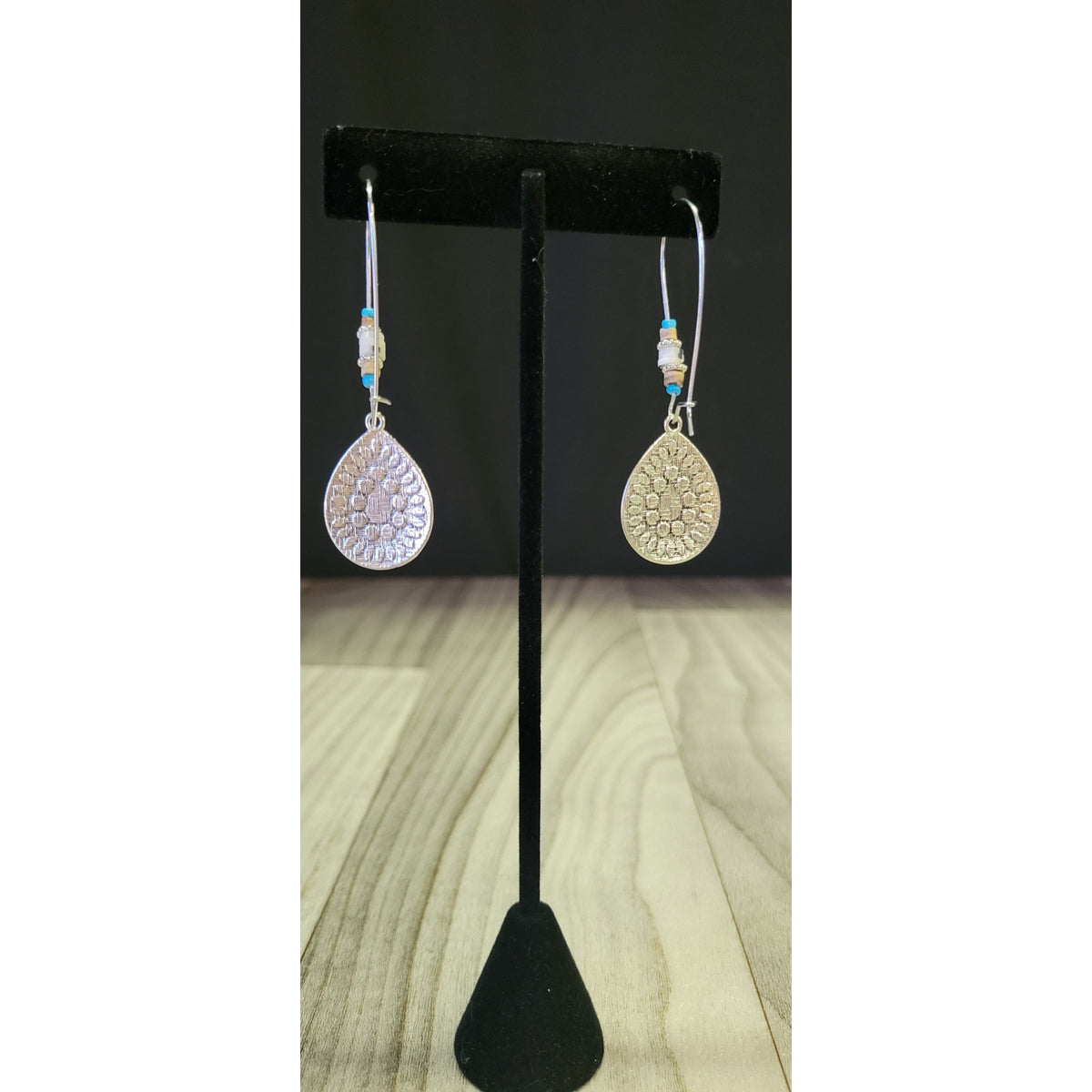 Multicolor Teardrop dangle earrings