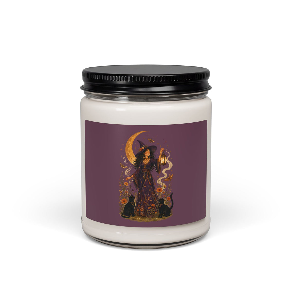 Witch Moon Cats Scented Soy Candle | 9oz
