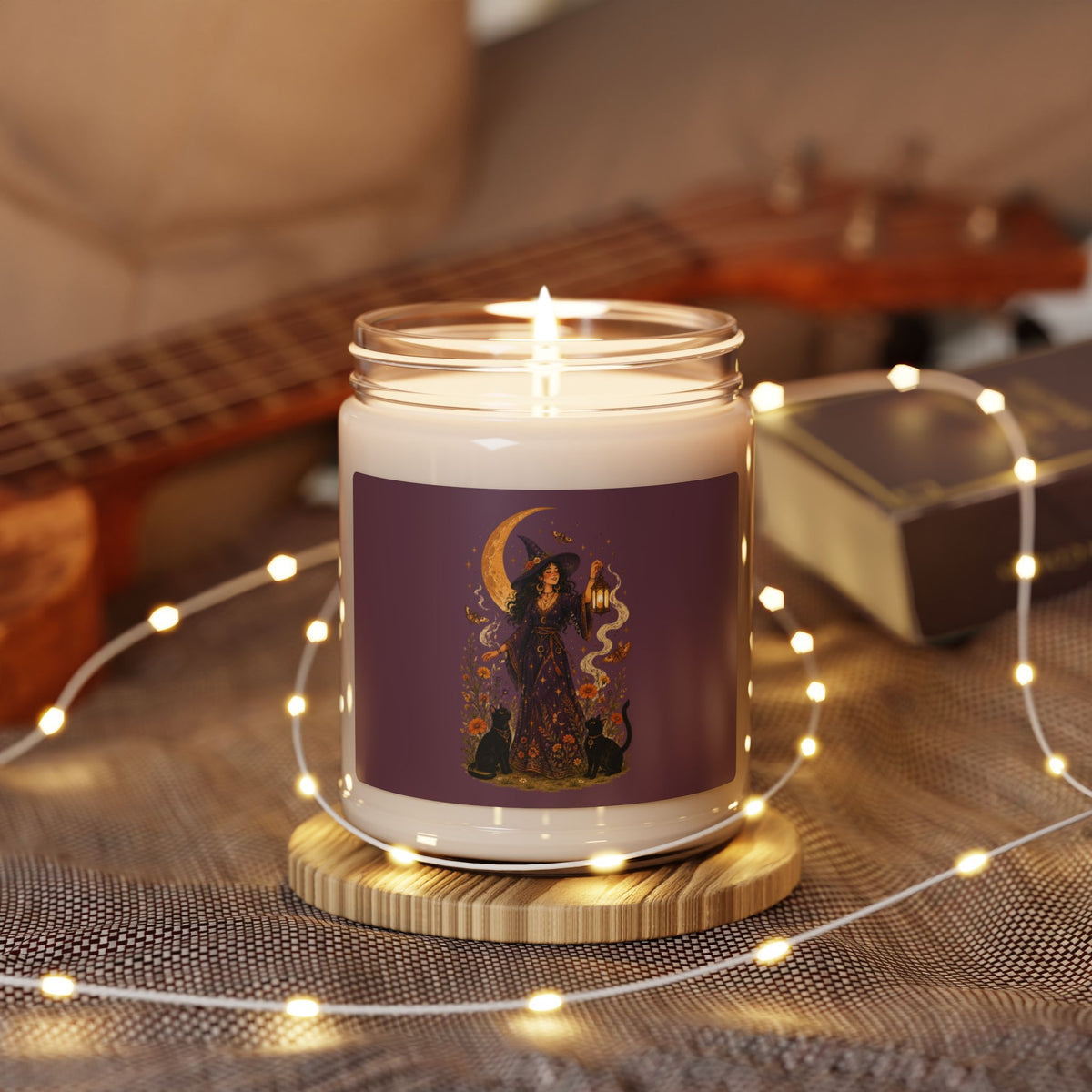 Witch Moon Cats Scented Soy Candle | 9oz