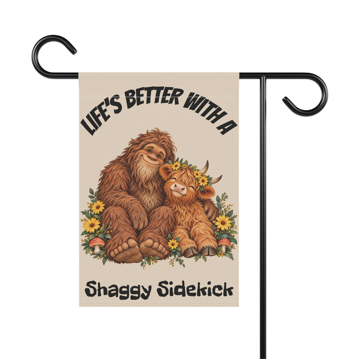 Life's Better With a Shaggy Sidekick Garden Flag | House Banner