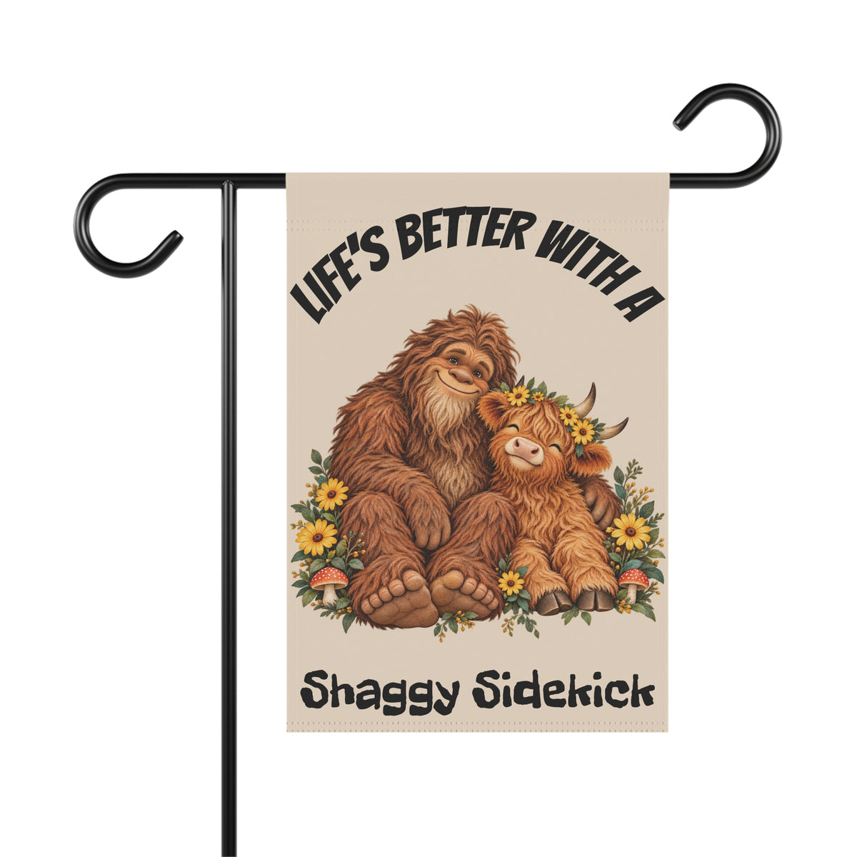 Life's Better With a Shaggy Sidekick Garden Flag | House Banner