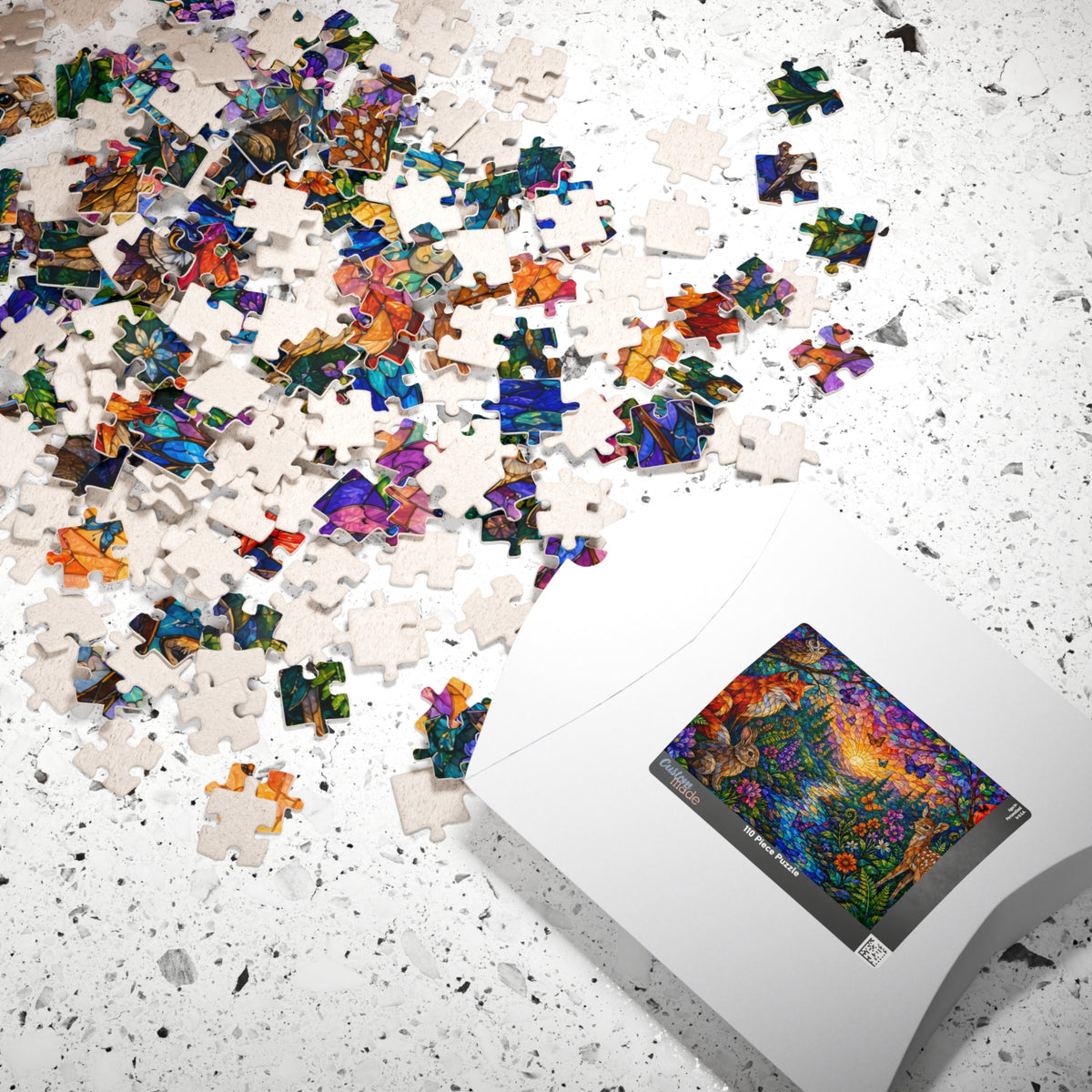 Woodland Sunset Animals Puzzle | 1014 Piece Jigsaw