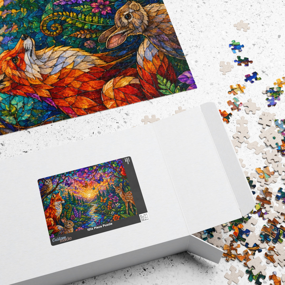 Woodland Sunset Animals Puzzle | 1014 Piece Jigsaw