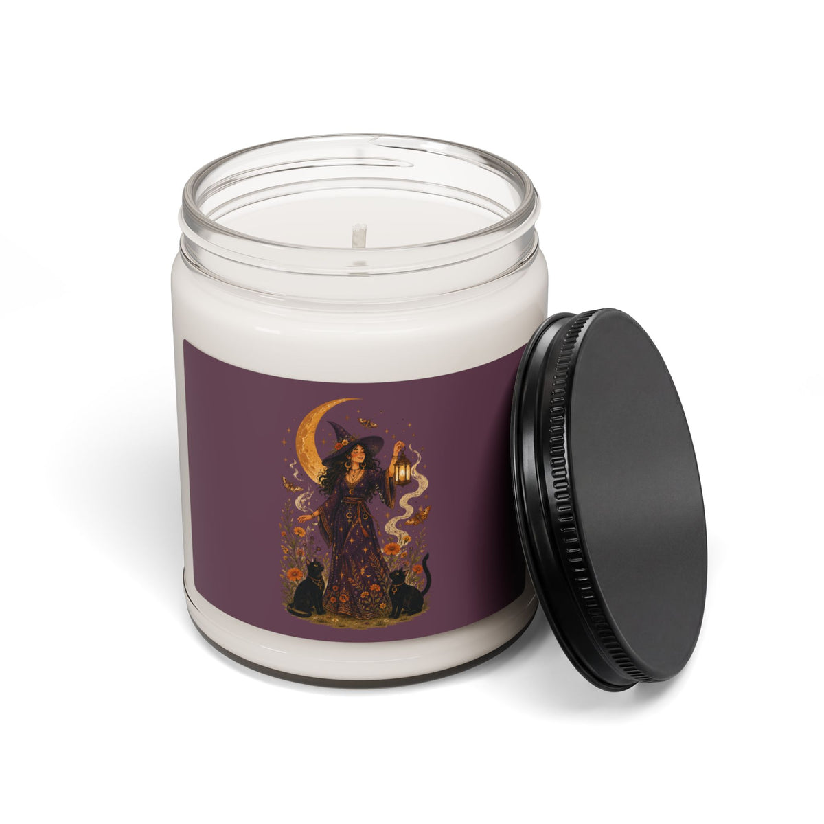 Witch Moon Cats Scented Soy Candle | 9oz
