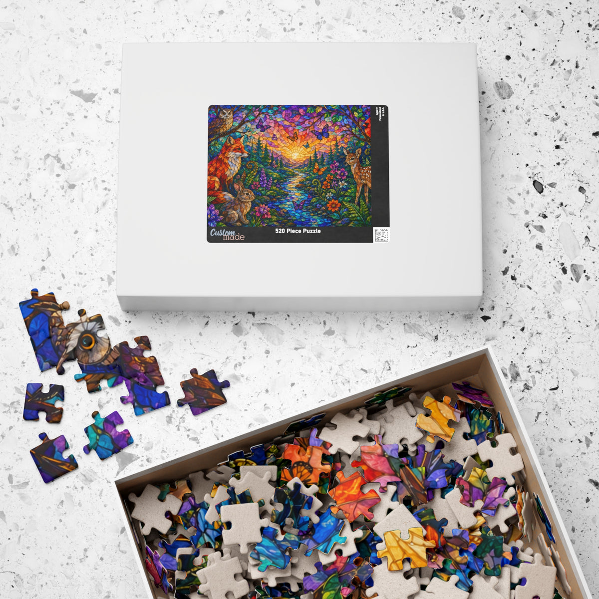Woodland Sunset Animals Puzzle | 1014 Piece Jigsaw