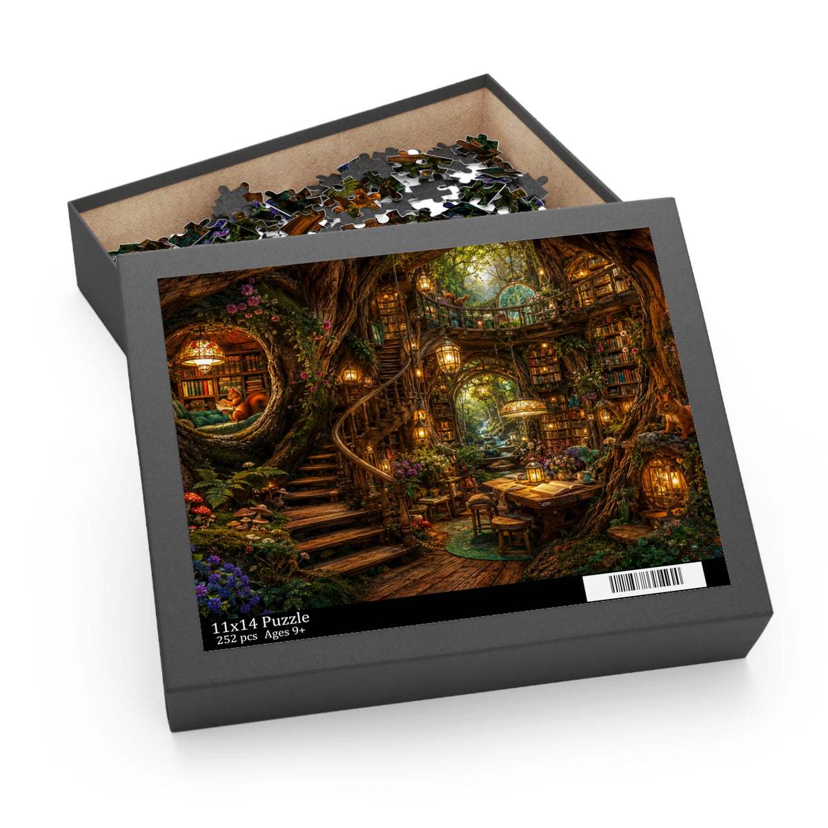 Cozy Treehouse Library Puzzle