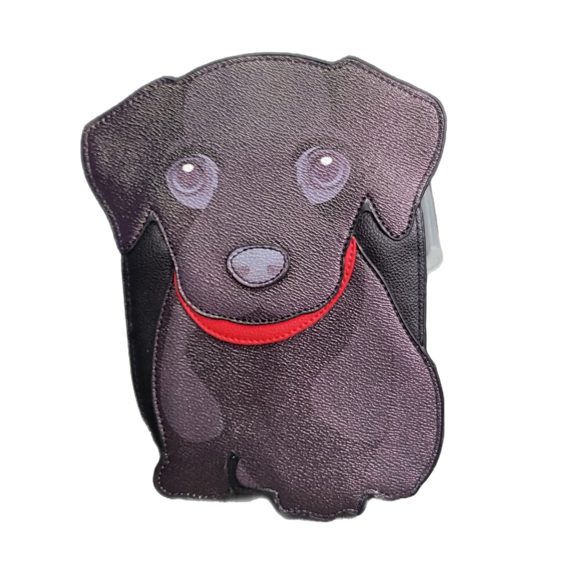 Super cute Black Lab w/ Red collar Crossbody purse