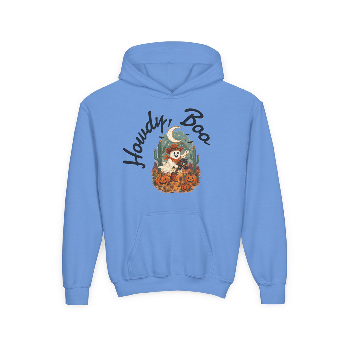 Howdy Boo Pumpkin Patch Hoodie | Kids Halloween Sweatshirt