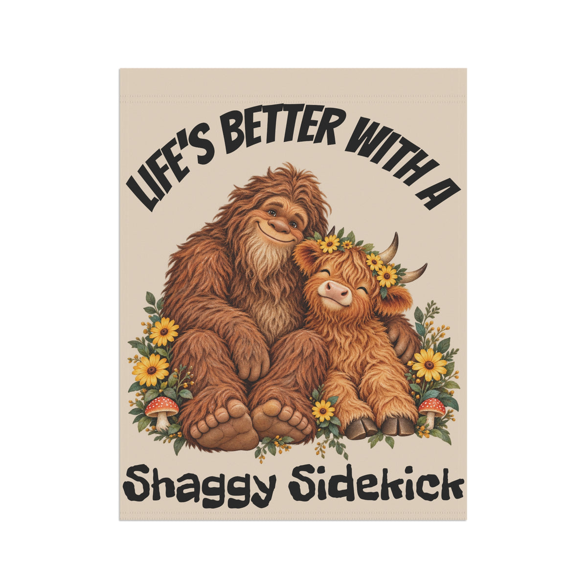 Life's Better With a Shaggy Sidekick Garden Flag | House Banner