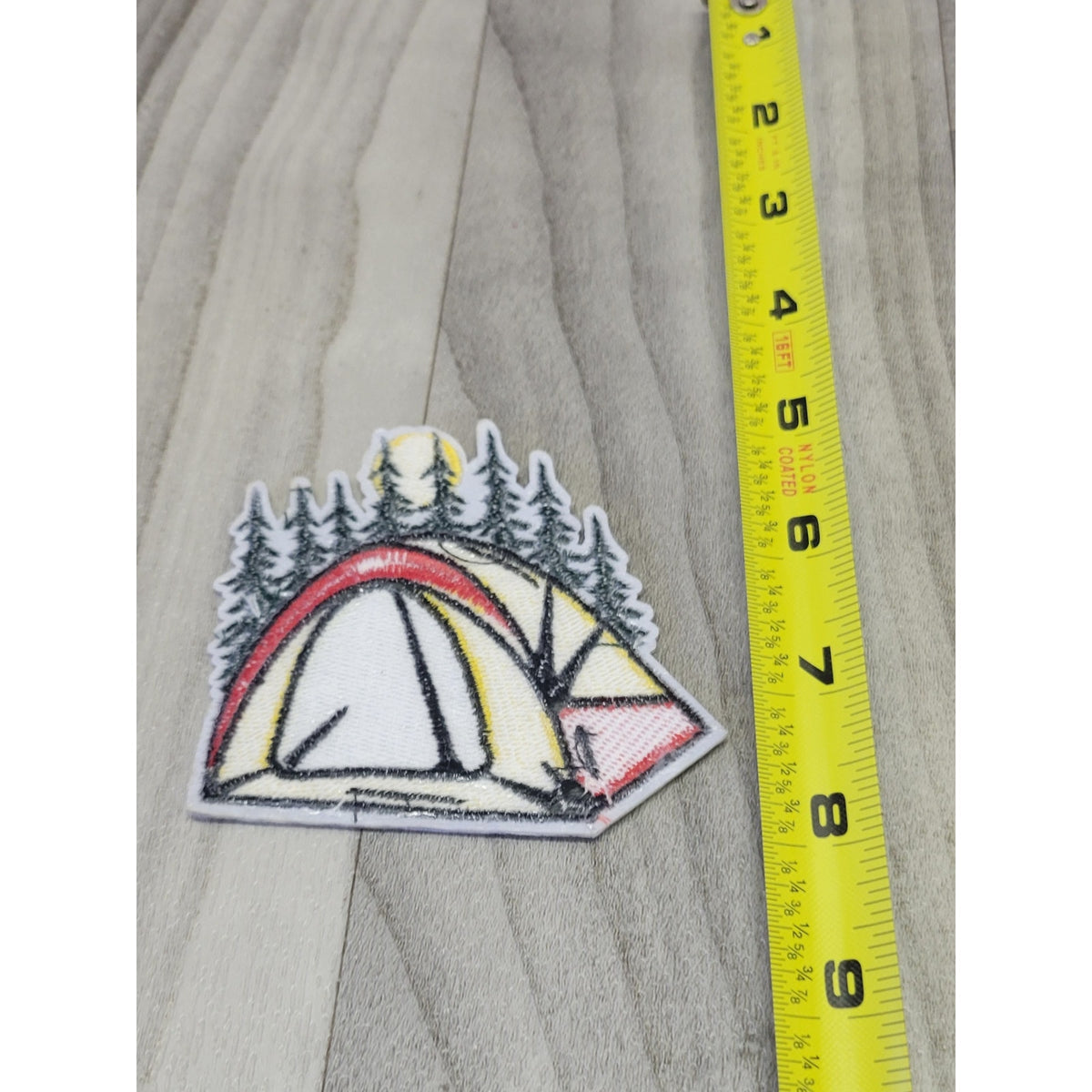 Tent Camping Embroidery Iron on Patch