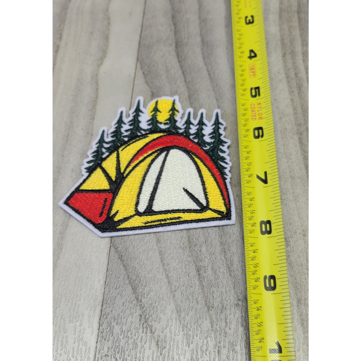 Tent Camping Embroidery Iron on Patch