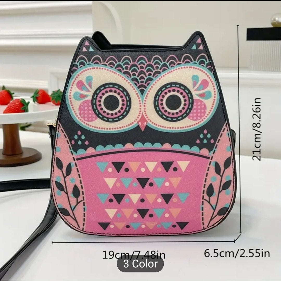 Owl Shaped Crossbody Bag NWT