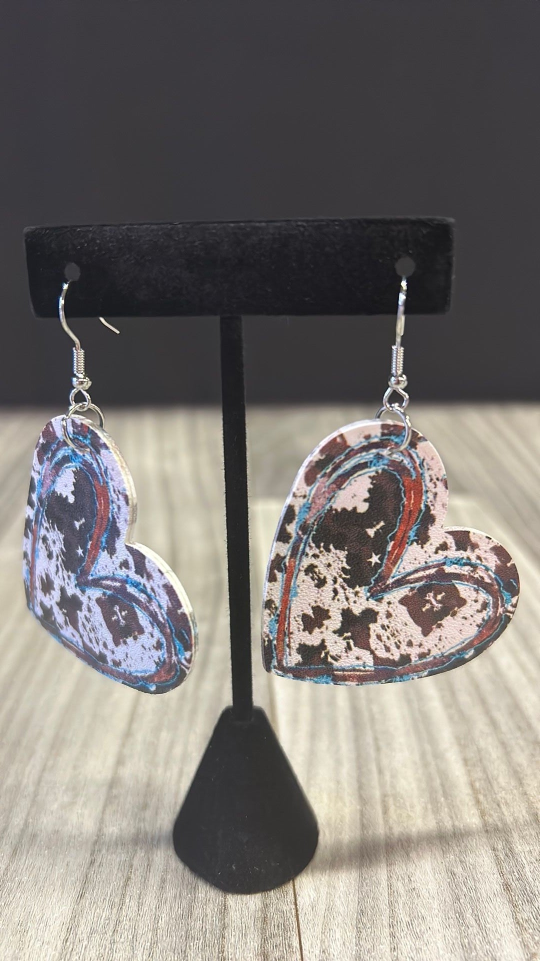 New heart shaped earrings